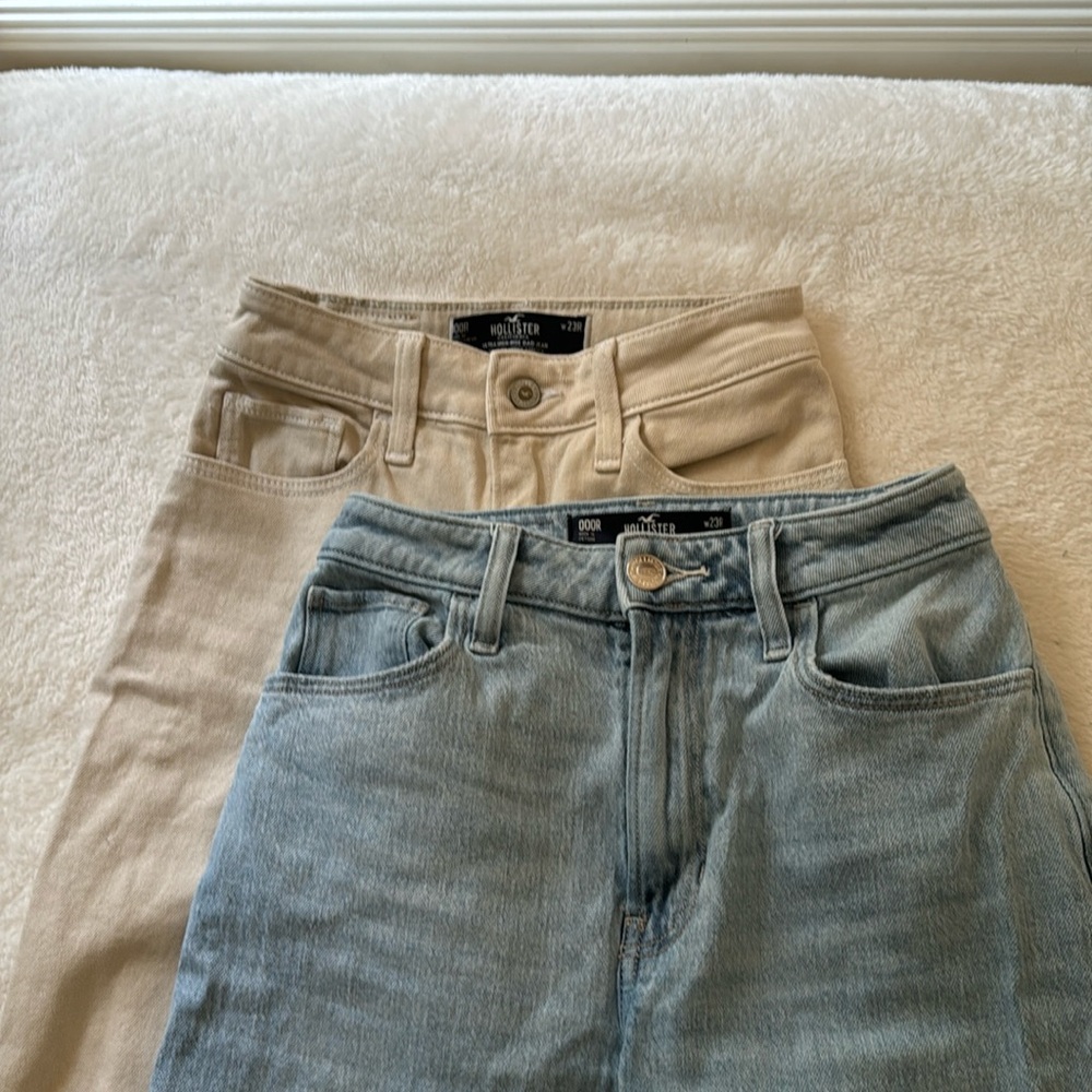 2 Gorgeous Ultra-High Rise Dad Fit Jeans From Hollister